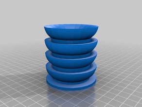 estilo de pequeño vaso al aire libre jardín la flor florero 3d print model - Mito3D