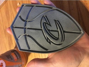 cleveland cavaliers shield logo 3d printing 3d print model - Mito3D