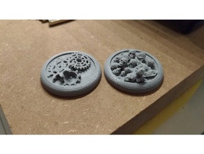 corpse scrap markers malifaux games 3d print model - Mito3D