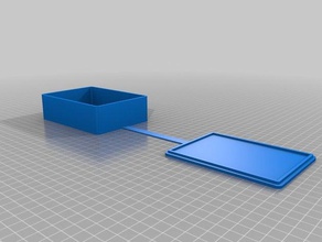 my customized case 2 rectangular containers 3d print model - Mito3D