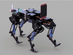3d printed robot cat animals servo 3d print model - Mito3D