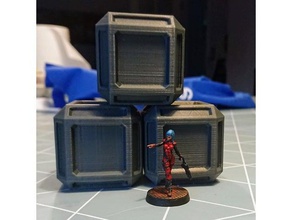 cube container infinity v3 games game wargame terrain 3d print model - Mito3D