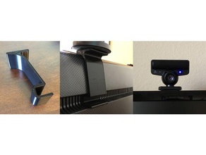 webcam mount asus vs247h office 3d print model - Mito3D