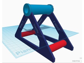 filament support 3d printer accessories bobine triangle 3d print model - Mito3D