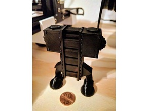 teebot model robots alphabet cute letter toy 3d print model - Mito3D