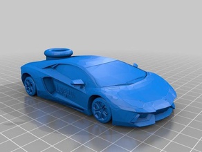 ballon fusée de voiture logan 3d l'impression 3d print model - Mito3D