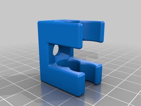 recuit tube clip charmilles 290f330f pièces 3d print model - Mito3D