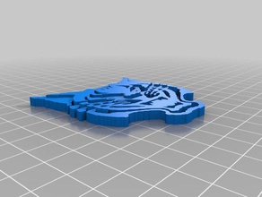 bridgewater scuola media portachiavi i segni loghi 3d print model - Mito3D