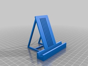 basic phone holder mobile stand 3d print model - Mito3D