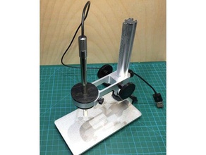 digital usb microscope adapter universal adjustable base diy android mount 3d print model - Mito3D