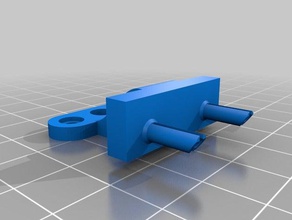 meine angepasste parametrische bltouch hinteren sensor montieren 3d Drucker Teile 3d print model - Mito3D
