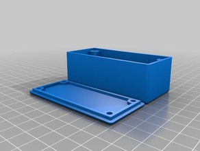 my customized project box lid screws electronics 3d print model - Mito3D