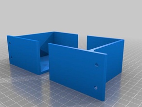 dual wall mount organization customized 3d print model - Mito3D
