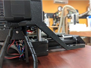 prusa mk3 picam mount motor cable clamp 3d printer parts holder camera i3 raspberry pi 3d print model - Mito3D
