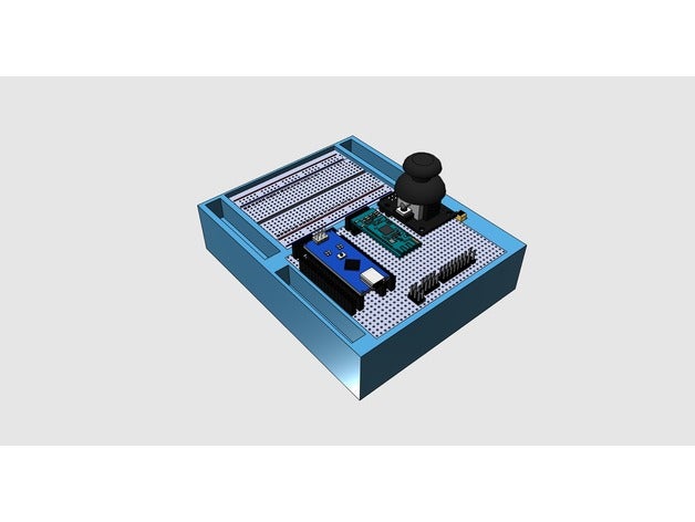 arduino prototip kurulu elektronik 3d baskı nano arduno pcb 3D print model - Mito3D