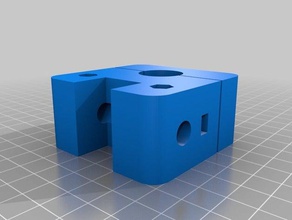 my customized yet another parametric yagi uda elementholder electronics 3d print model - Mito3D