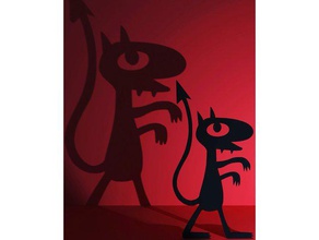 luci 3d drucken Dämon Teufel die Ernüchterung fantasy Luzifer magic netflix 3d print model - Mito3D