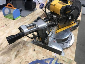 dewalt miter saw vacuum adapter 15 2 42mm 585mm machine tools 3d print model - Mito3D