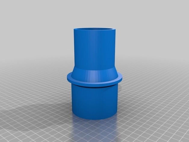 la mia su misura moquette di vuoto adattatore per tubo parti 3D print model - Mito3D