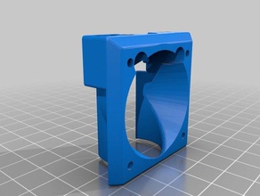 e3d v6 modular hurricane 40mm fan mount cover 20mm screws printer parts 3d print model - Mito3D