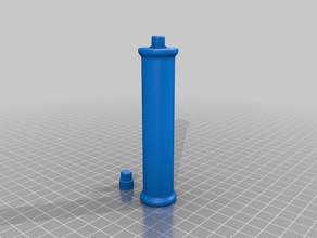 roller 2020 brace filler customizable filament holder- hollow separate pin 3d printer accessories 3d print model - Mito3D
