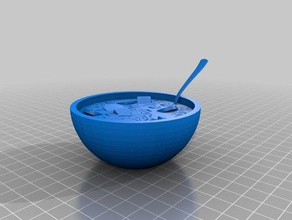 Tavuklu bamya çorbası 3d baskı 3d print model - Mito3D