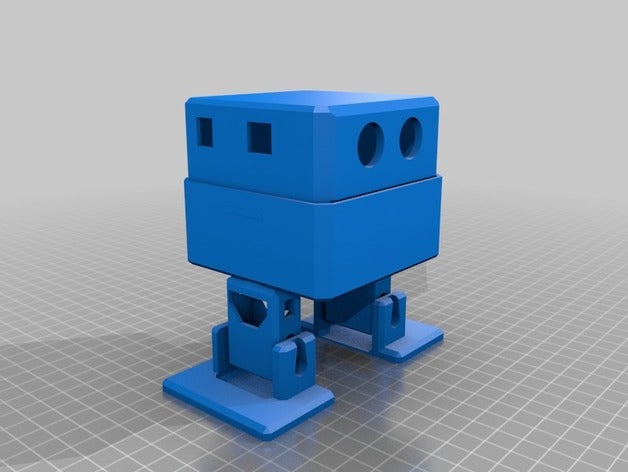 otto-u robótica personalizado 3D print model - Mito3D