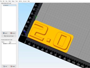 rulers simplify 3d table 200 210 220 230 mm machine tools ender 3 3d print model - Mito3D
