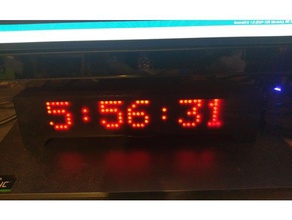 esp8266 orologio a led 7 versione del modulo elettronica 3d print model - Mito3D