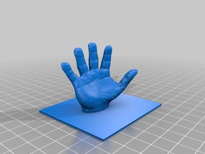 hand base scans replicas 3d print model - Mito3D