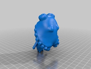 engraçado alienígena figura brinquedos jogos 3d print model - Mito3D