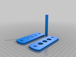 suporte de tubos ensaio 3d impressão 3d print model - Mito3D