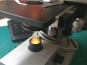 a leitz hm-lux lightbox snoot biologia 3d print model - Mito3D