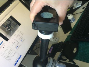 leitz periplan nf 10x nikon p330 Kamera-adapter mikrofotografie Biologie coolpix Mikroskop Mikroskop-adapter montieren die Mikroskopie 3d print model - Mito3D