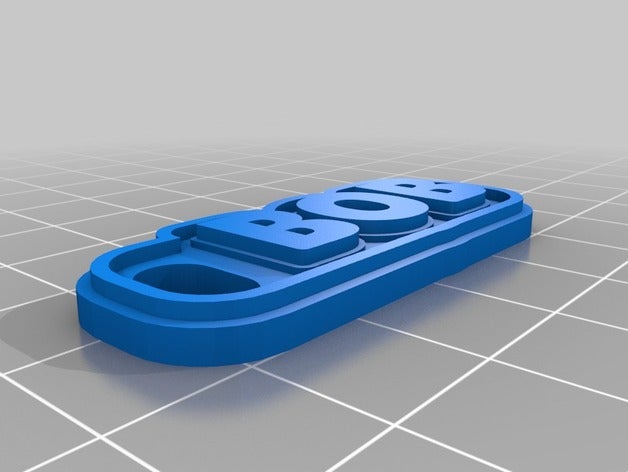 bob chaveiros personalizado 3D print model - Mito3D