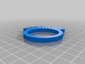 my customized personalized napkin rings hermann kitchen dining 3d print model - Mito3D