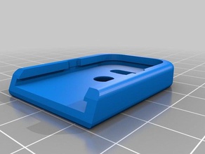glock fundo clipe modificado wetech esporte ao ar livre airsoft revista 3d print model - Mito3D