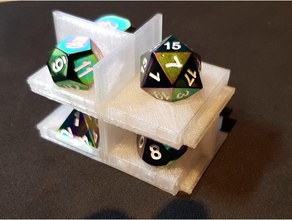 dice holder seperator container 3d print model - Mito3D