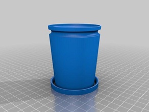Badezimmer trash-cup Container Bad-Accessoires Bad-organizer trash-bin Mülleimer 3d print model - Mito3D