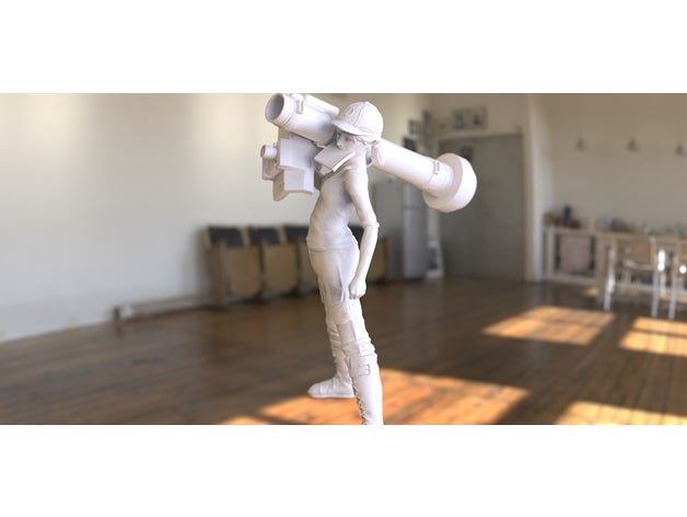 clémentine sculptures walking dead 3D print model - Mito3D