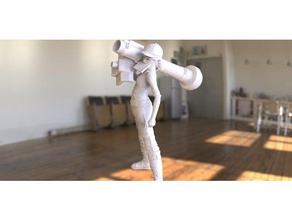 clementine Skulpturen walking dead 3d print model - Mito3D