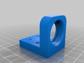 lagerbock-kugellager 22mm le bricolage roulement support de palier halter halterung 3d print model - Mito3D