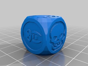 heroquest dadi personalizzato 3d print model - Mito3D