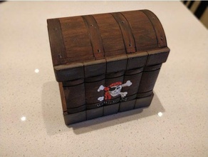 secret butterfly box pirate chest top remix other 3d print model - Mito3D