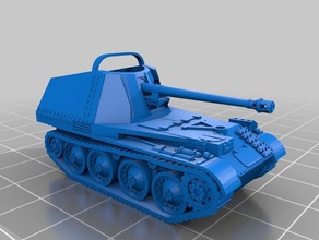 1-100 marder iii vehículos la 2 ª guerra mundial ww2 tanque 3d print model - Mito3D
