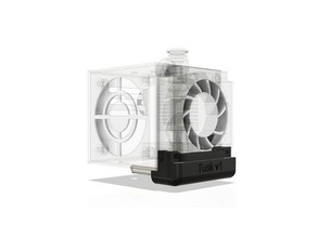 creality ender 3 tusk partie buse de ventilateur 3d l'imprimante pièces cr-10 conduits ventilation carénage du 3d print model - Mito3D