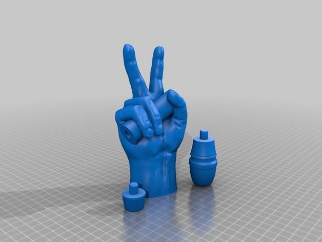 hand mic physics astronomy 3D print model - Mito3D