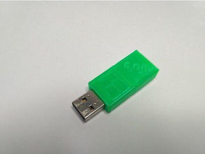 imation USB-Stick-case office carcasa shell 3d print model - Mito3D