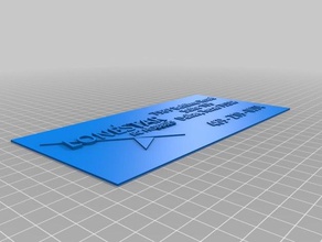 ls tarjeta de negocios v4 3d impresión 3d print model - Mito3D