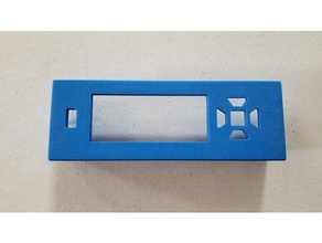 rb3 rbb3 tilted lcd cover 3091 3d printer parts case display holder mount rigidbot upgrade 3d print model - Mito3D